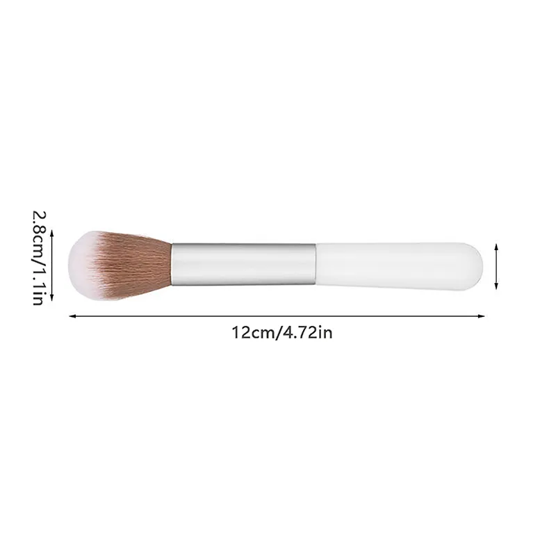1Pcs Round Handle Multifunctional Makeup Brushes Girl Professional Powder Foundation Blush Brush Cosmetic Accessories — image 6