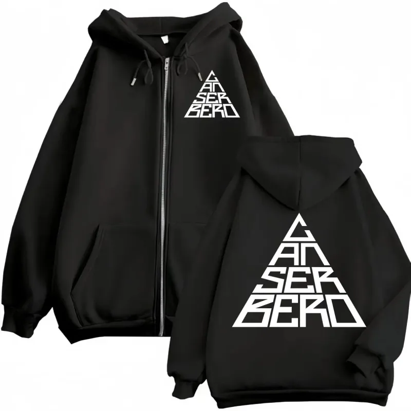 Canserbero All We Need is Love Muerte Vida Merch Zipper Hoodie Men's Fashion Hip Hop Zip Up Sweatshirts Casual Fleece Pullovers