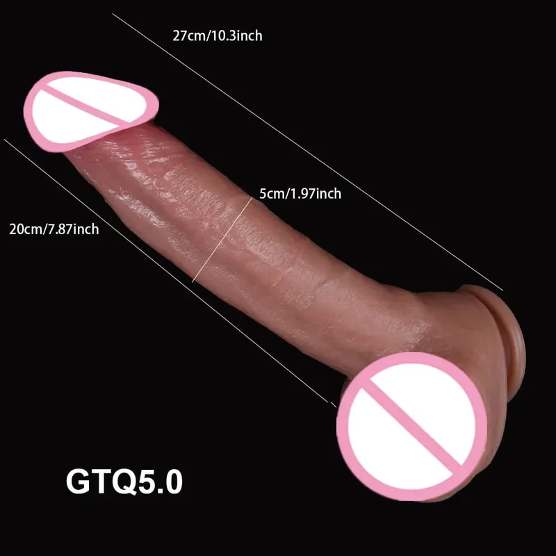 Ruddy Glans Ereksi Dildo Kulit Lembut Penis Besar dengan Harga Murah Wanita Masturbasi Dewasa Strapon Suction Cup Anal Mainan Seks untuk Wanita Pijat — image 8