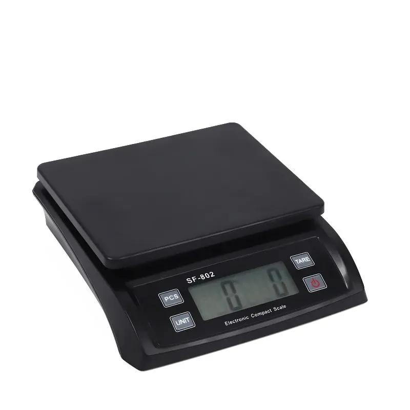 30kg/1g Digital Kitchen Food Scale 1g Precision LCD Display Electronic Balance Stainless Steel Platform Tare Function for Baking