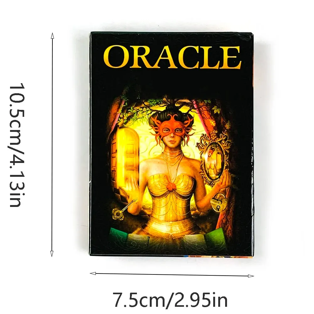 New Oracle Of Visions Cards 52 Deck Divination Metaphysics Oracle Cards Ideal For Travel Meditation & Spiritual Practices