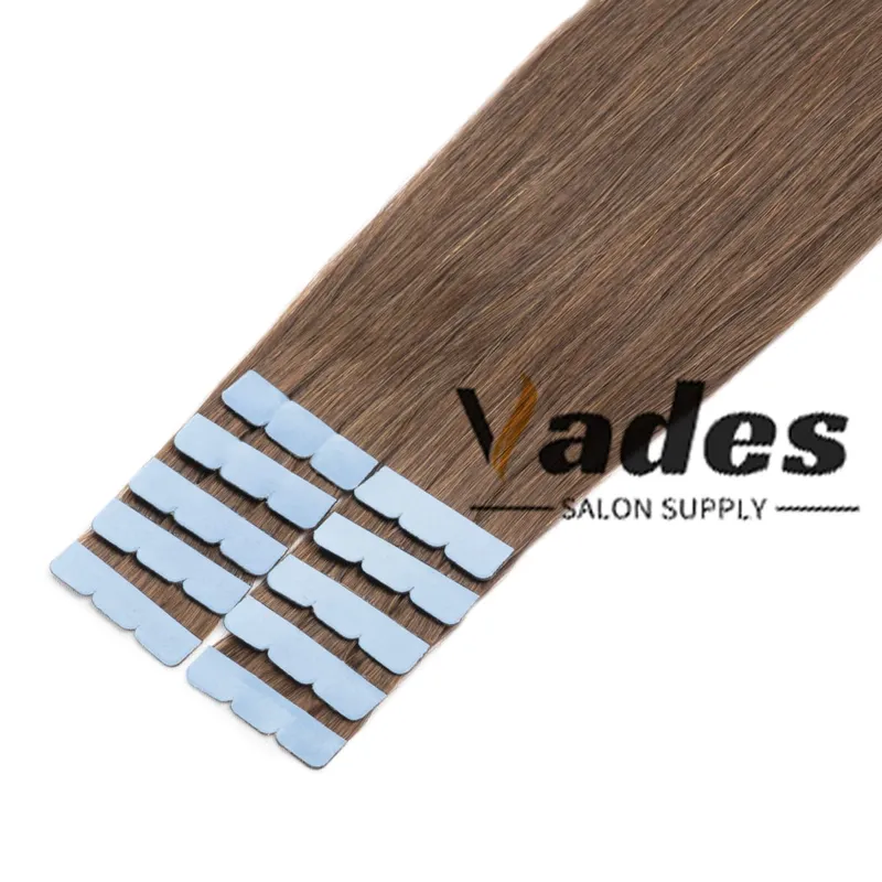 Remy Human Hair Mini Tape in Extensions 10Pcs Skin Weft Comfortable Wear for Women adding length boosting hair volume