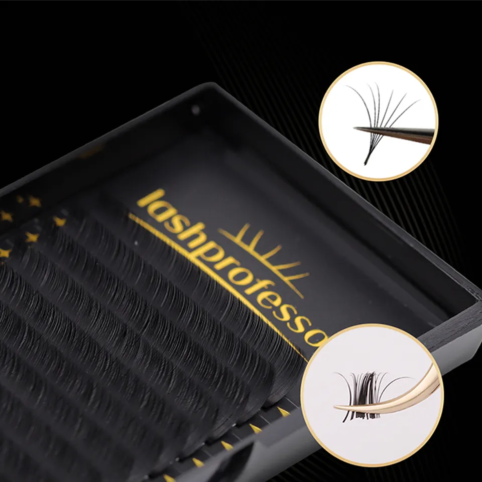 Lashprofessor 16Rows Individual De Cils Lash Trays 5-20mm Silk Classic Lashes Professional Salon Use Cashmere Eyelash Extensions — image 6