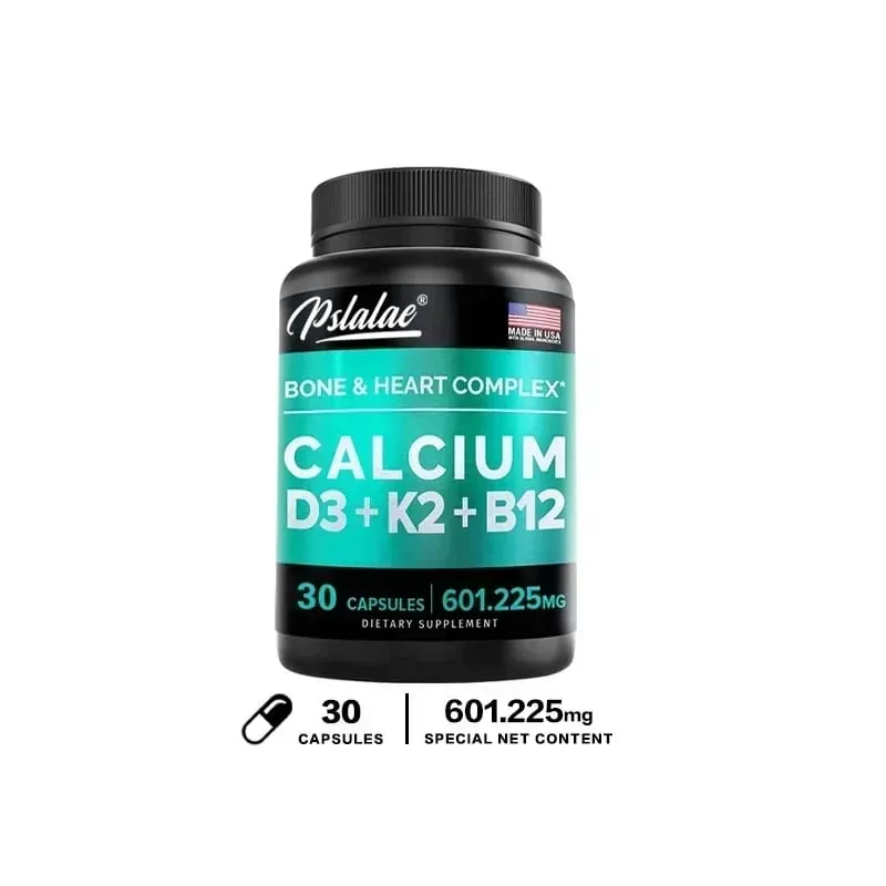 カルシウム 600 Mg ビタミン D3 K2 B12 サプリメント - 女性と男性に心臓の骨と免疫力をサポートしますサプリメント — image 8