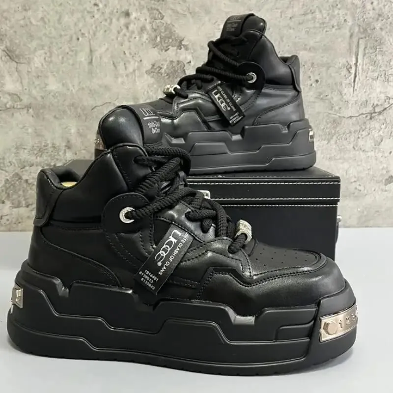 Platform na Non-slip Man Walking Sneakers Magaan na Panlalaking Running Shoes Breathable Platform na Sport Shoes Fashion Men Casual Shoes