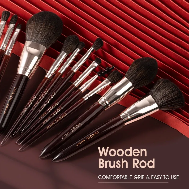 12Pcs/Kit Makeup Brushes Set Eyeshadow Powder Blush Highlighter Synthetic Natural Hair Professional Cosmetic Beauty Tools — image 3