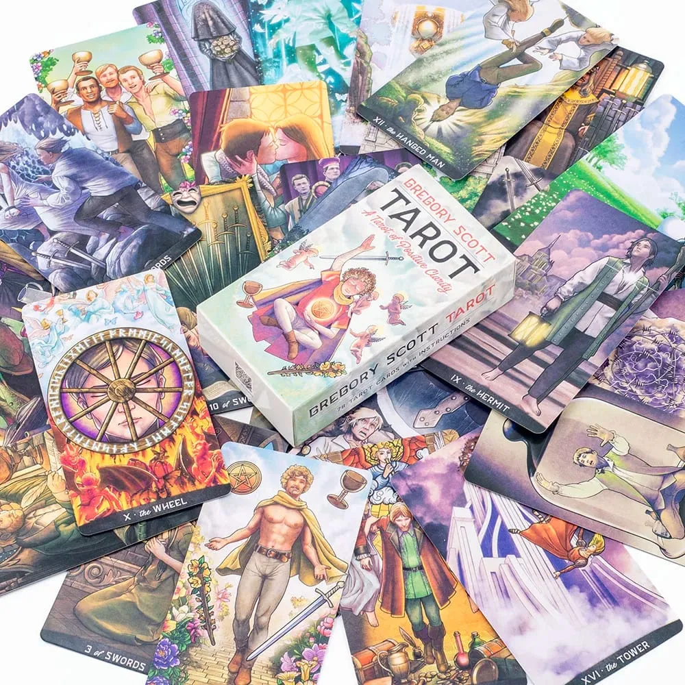 Gregory Scott Tarot 78-Card Deck tafelbladkaarten van groepsspellen voor feesten Precognition & Divinatio Oracle Set 11,1 * 6,1 cm — image 6
