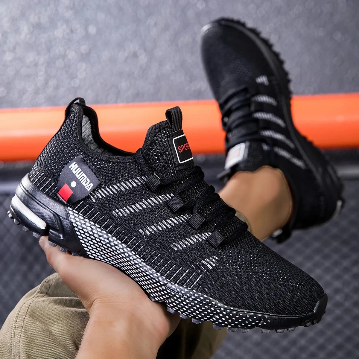 Summer Men Sneakers Lightweight Breathable Outdoor Casual Running Shoes Fashionable Tennis Training Shoes Men's Shoes