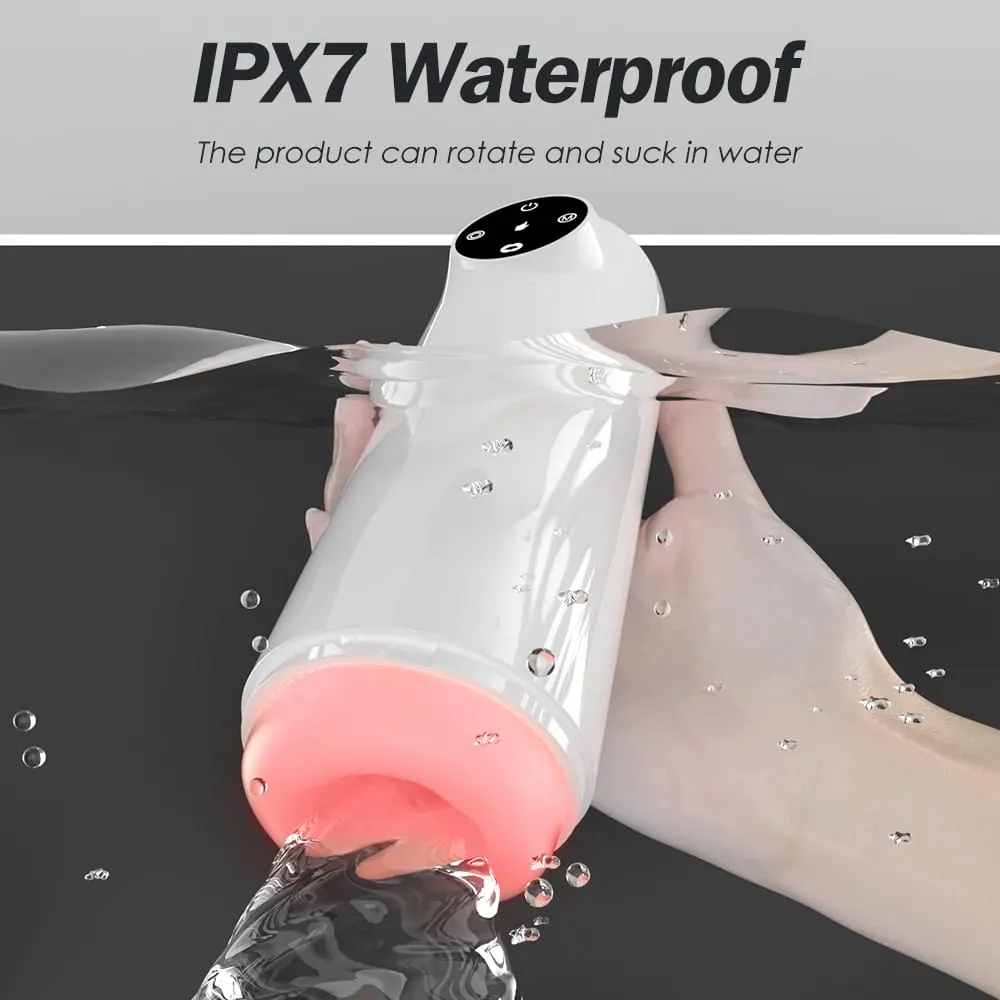 Automatisch rotierendes männliches Masturbationsgerät – Sexspielzeug zum Saugen und Lecken, 100 % wasserdichte Penispumpe – mit Wasser gefüllter erwachsener Mann — image 6