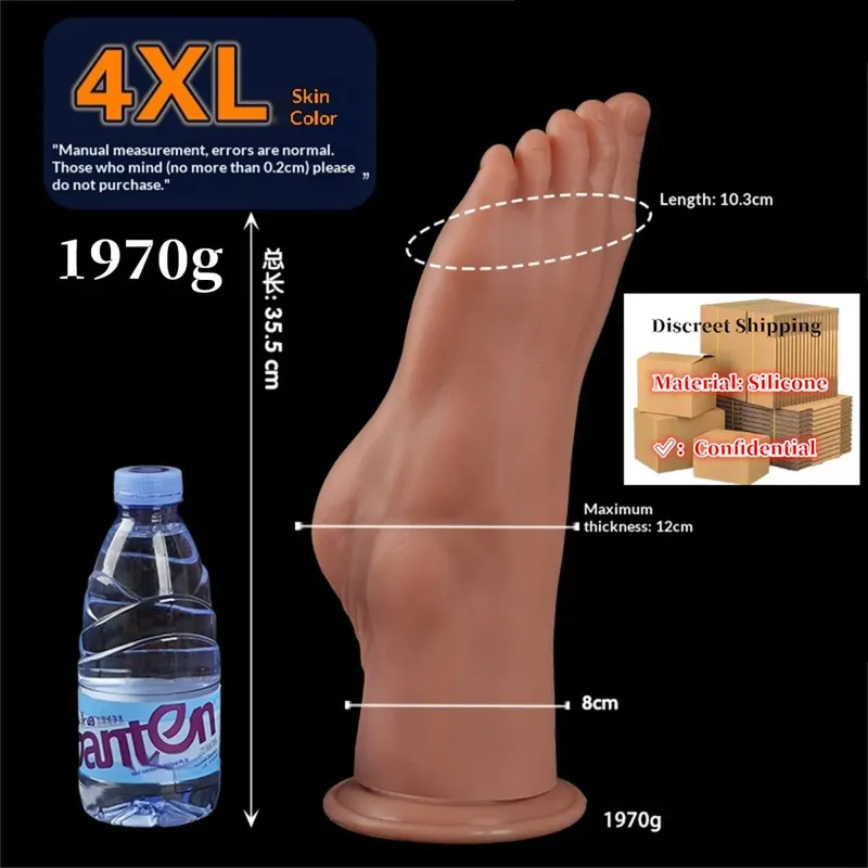 Pés estilo anal plug grande silicone bunda buttplug profundo masturbador vibrador dilatador estimulador anal vibrador adulto brinquedo sexual para mulher 성인용품