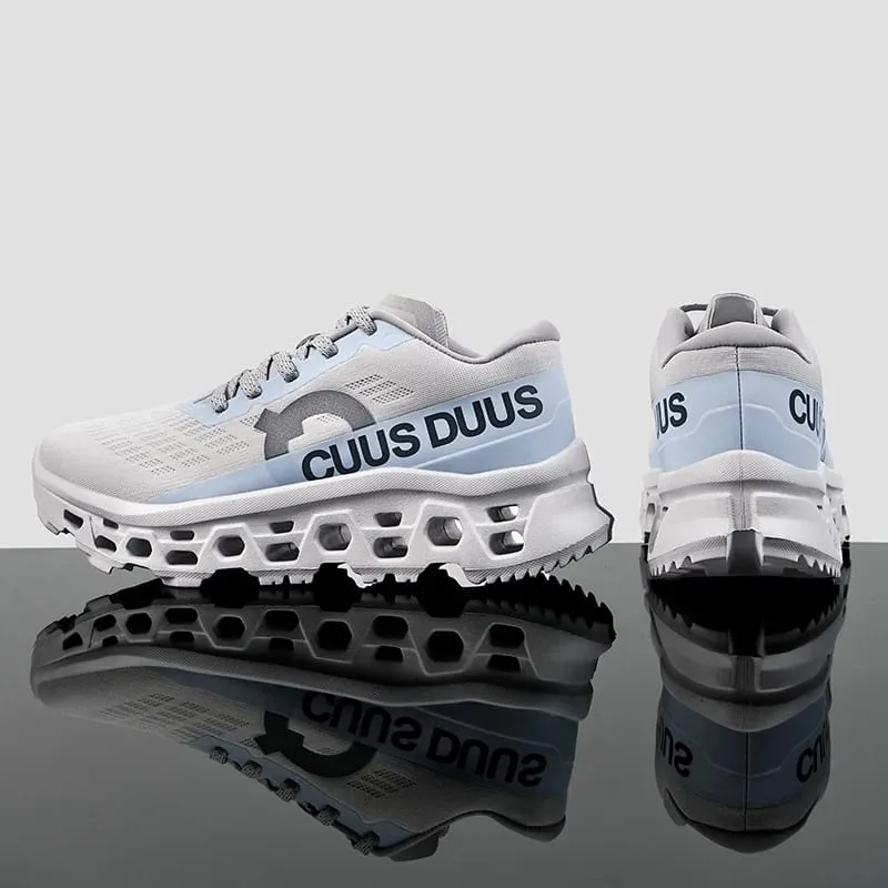 Casual Sneakers Men's Cushion Running Trainers Shock Absorbing Supercritical EVA Sneakers Breathable Fitness Athletic Shoes — image 7