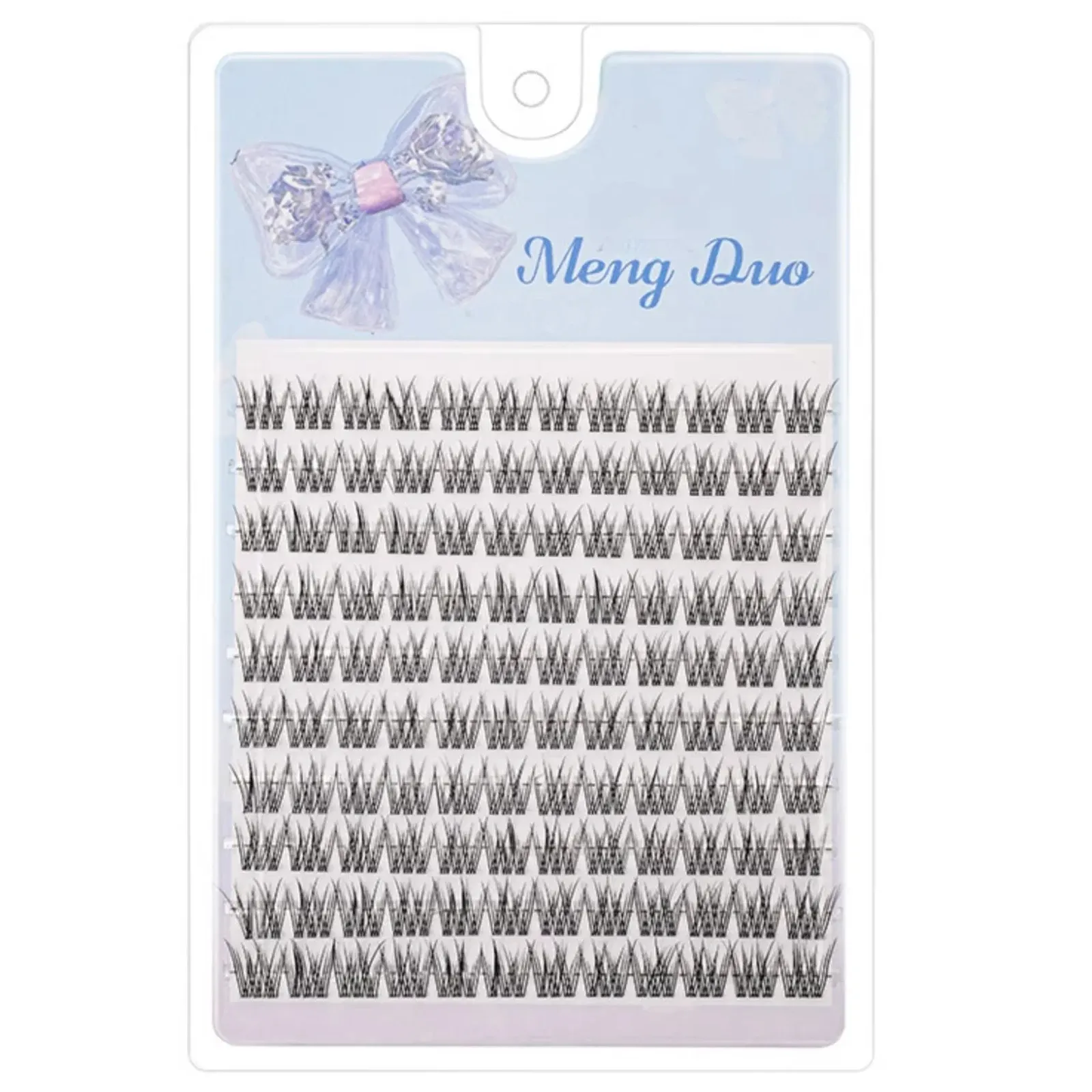 Ultra-Light Natural Long Fish Tail Cluster Lashes Manga Cat Eye Fluffy Extension Portable Travel Daily Makeup Kit — image 5