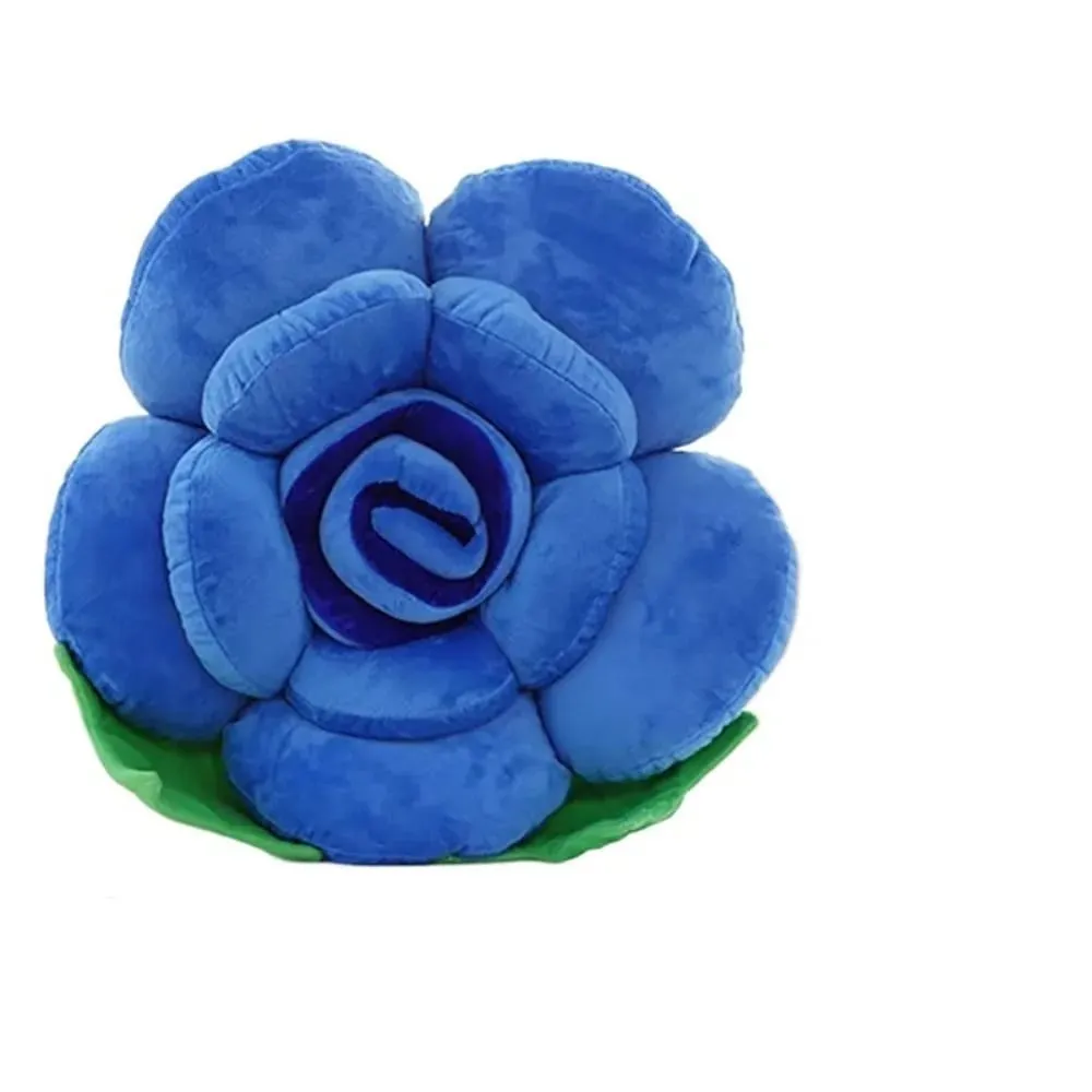 New Large Rose Shaped Pillow Simulated Plush Sofa Flower Cushion Colorful Car Interior Cushion Home Decor