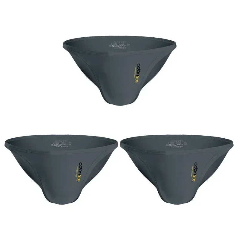 Men Modal Low‑Rise Briefs Sexy Solid Color Simple Triangle Underwear Sports Breathable Comfortable Male Panties