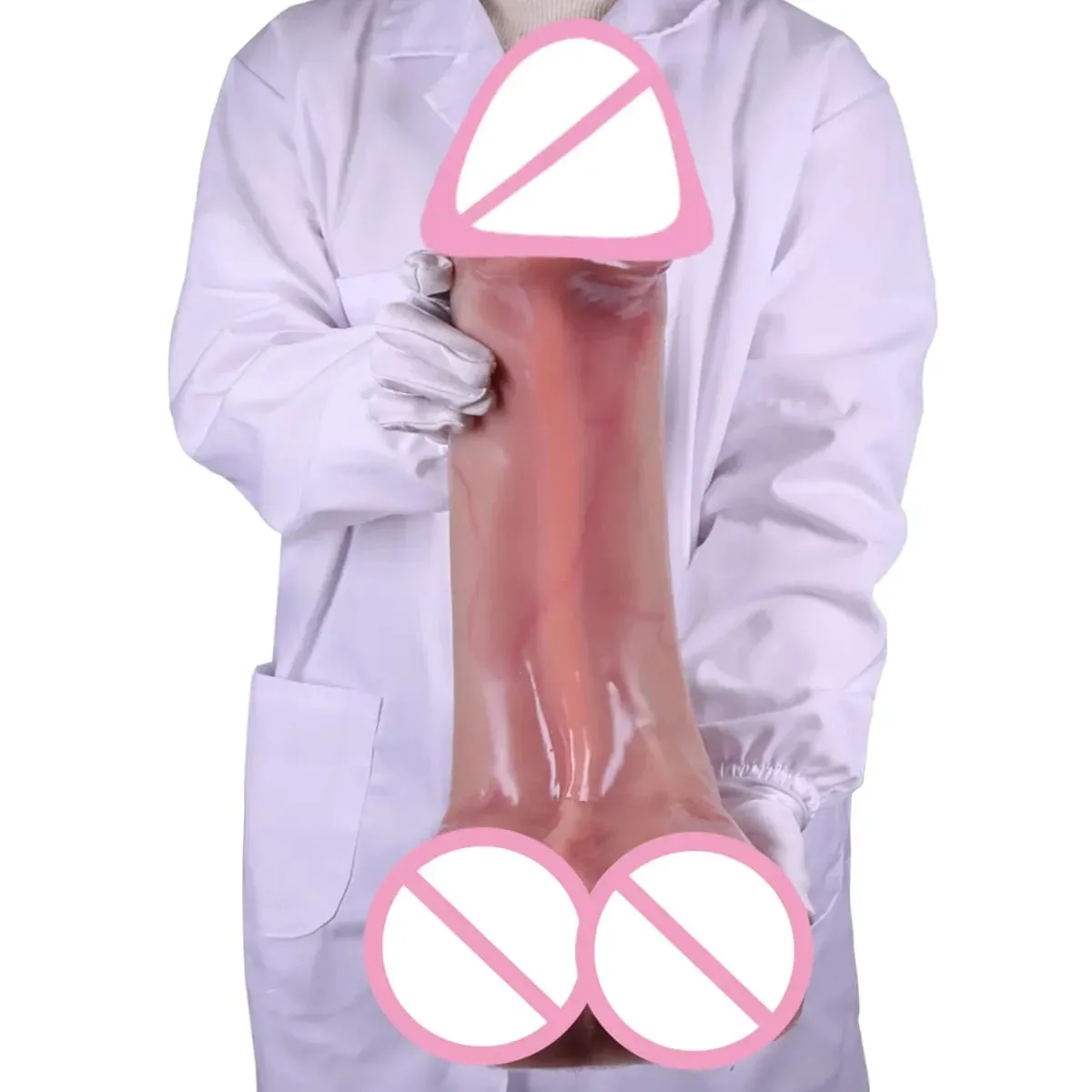 Realistic Veins Soft Silicone Dildo 2Colors Penis Male Genitals Vaginal Masturbation Suction Cup Dick Woman Anal Sex Toy