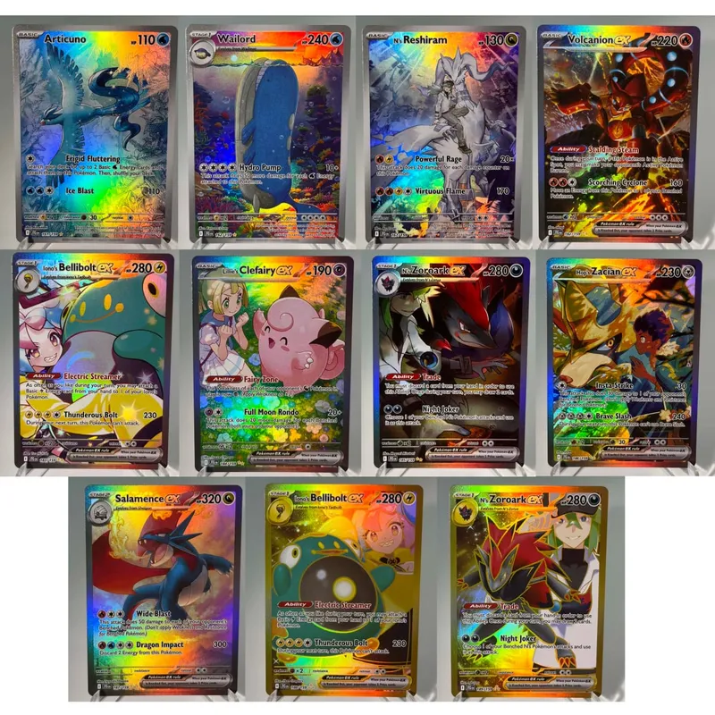 Pokémon GO PKM Cards PTCG6-E GX Rainbow Mewtwo V Dragonite VSTAR Rare Collection Battle Toys Gifts for Hobbies — image 7