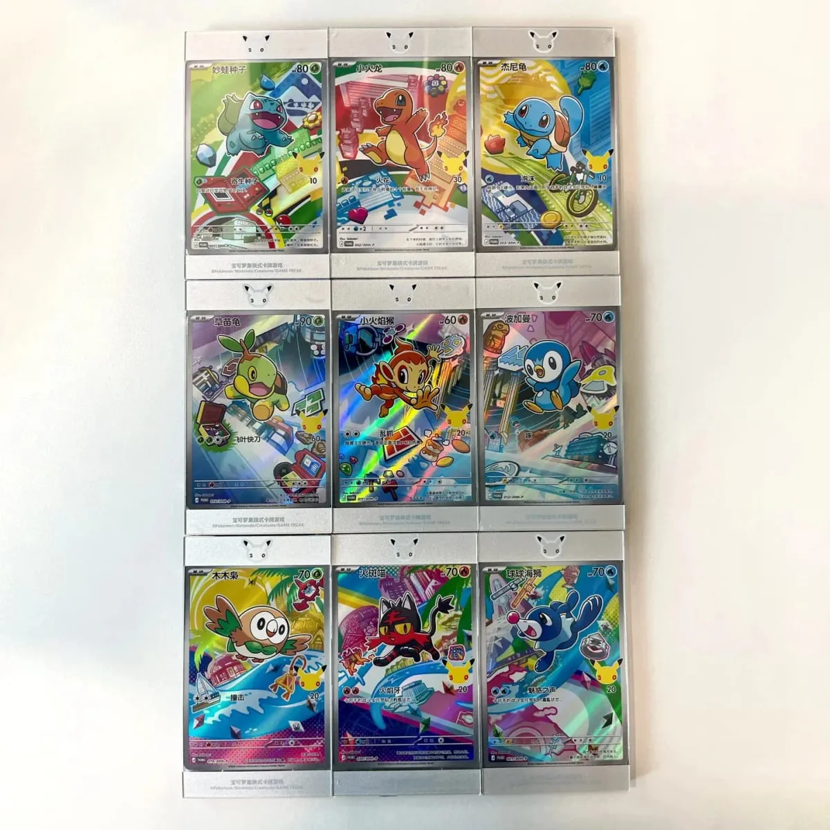 Hot 100% Official Pokemon 30th Anniversary Box Set Pinasimpleng Chinese PTCG Gem Pack Original Partners Special Illustration Card