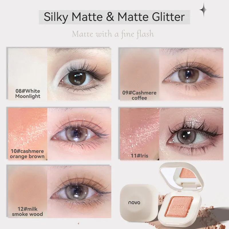 Clear Focus Monochrome Eye Shadow with Mirror Monochrome Eye Shadow Is Suitable for Local Brightening of Eye Makeup — image 3