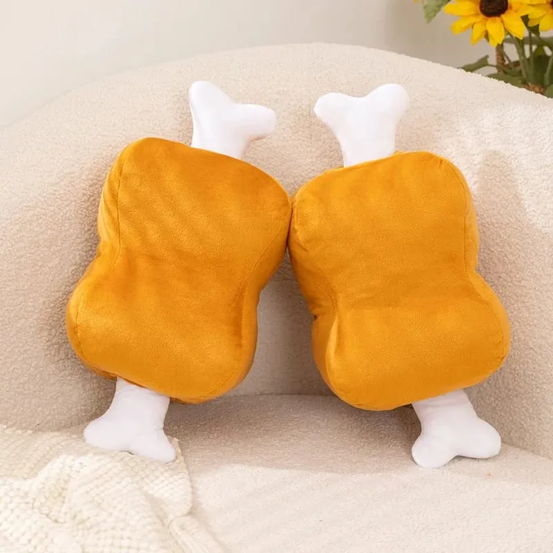 40cm Bone-In Meat Plush Bone Pillow Nakakatuwang Meat Desk Nap Pillow Stuffed Soft Doll Para sa Sleeping Sofa Cushion Room Decor — image 3