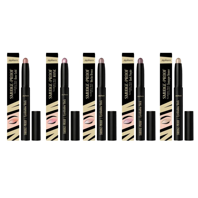 Multi-Color Shimmer Eyeshadow Stick Set: Creamy Smooth High Pigment Long-Lasting Glitter Eye Makeup for Beginners & Daily Looks — image 6