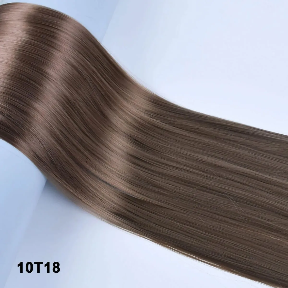 Jeedou Wavy Hair Extension Elasticity Invisible Wire Fish Line One Piece No Clips Synthetic Hairpieces Ombre Color For Ladies