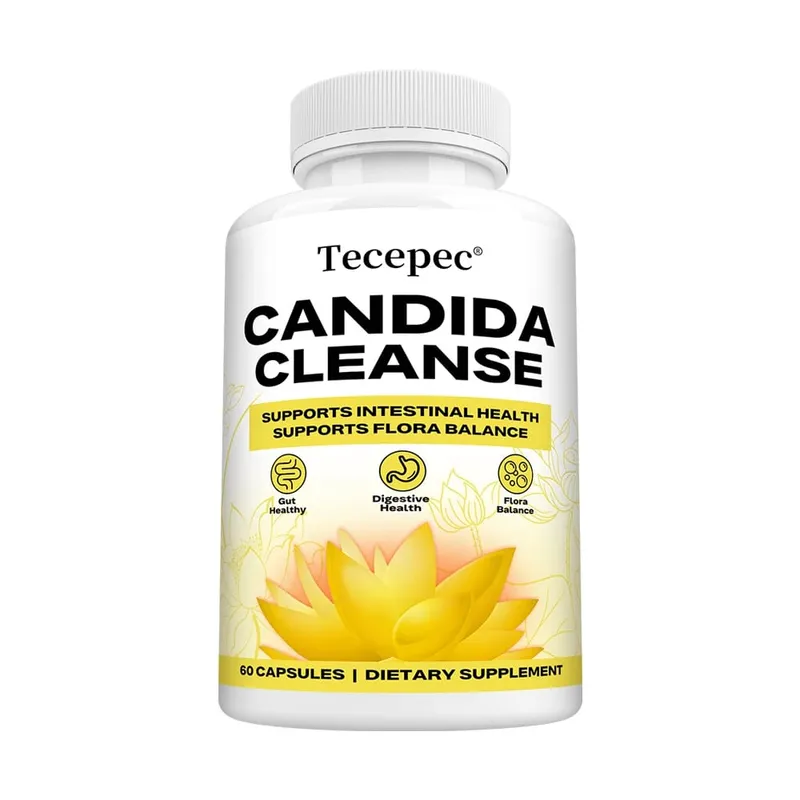 Candida Cleanse Capsules - Intestinal Colon Detox Tarmflorabalance understøtter fordøjelsen Lindre oppustethed Antioxidanttilskud — image 9