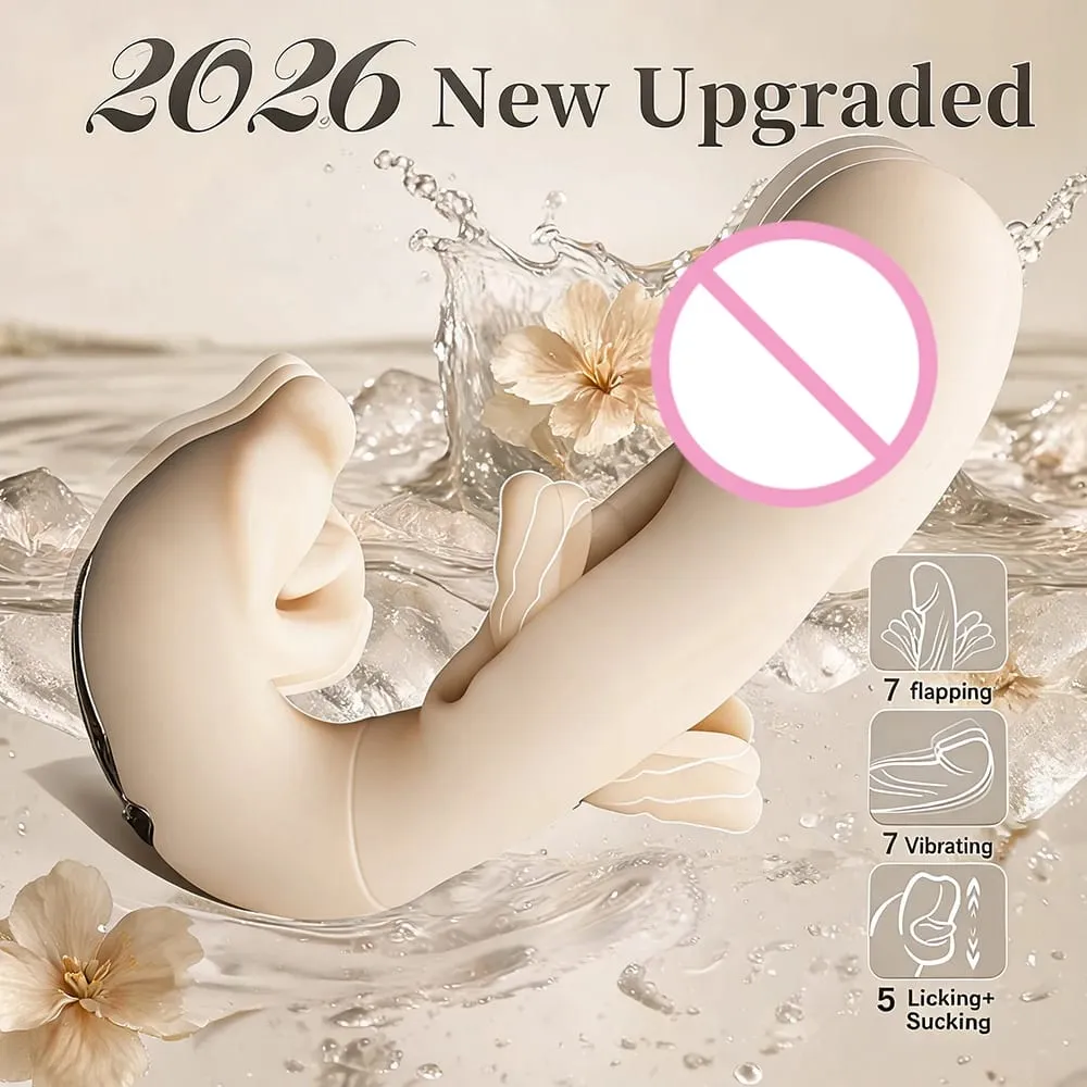 3In1 Thrusting Vibrator Female Tongue Licking Dildo Clitoris Stimultor Finger Flapping Vagin Massager Adult Sex Toys for Women — image 6