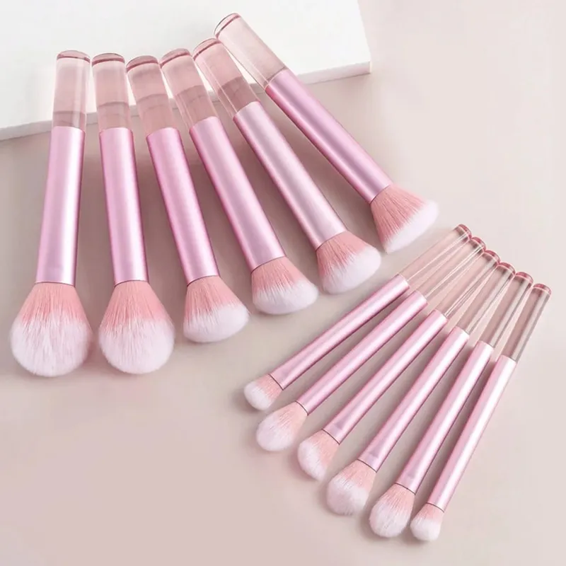 13PCS Makeup Brush Set Foundation Concealer Powder Eyeshadow Blush Brush Kabuki Blending Cosmetic Beauty Tool for Face