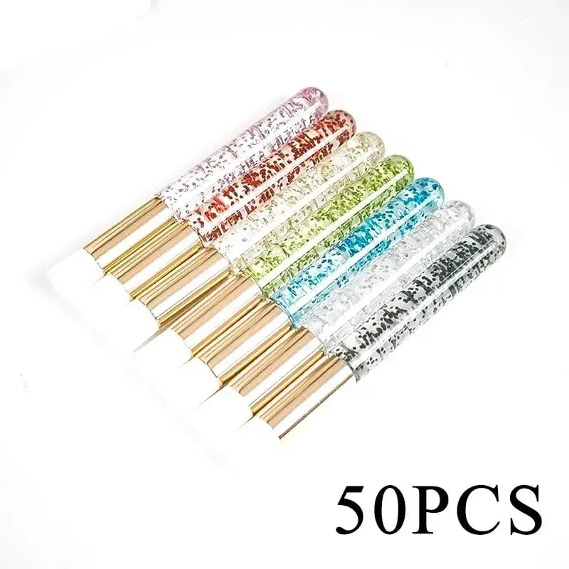 Wholesale 30/50pcs Eyelash Cleaning Brushes for Extensions Glitter Lash Shampoo Brush Nose Pore Cleansing Makeup