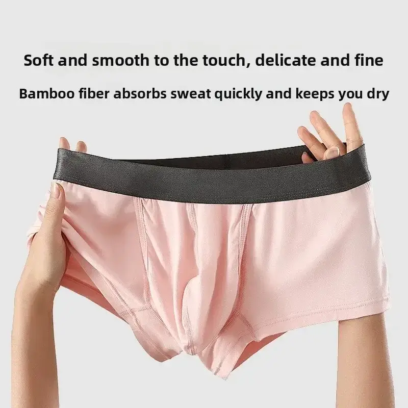 Mens Bamboo Fibers Athletic Quick Dry Breathable Separate Pouch Underwear Fly Front Dual Pouch Trunks Bulge Enhancing Comfortabl — image 7