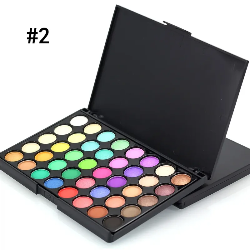 Glitter Matte Waterproof Palette Powder Cosmetics Kit Eyebrow Pencil Eyeliner Pen Mascara Makeup Brushs Eye Cosmetics