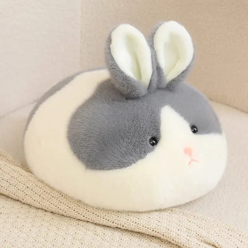 40cm Fluffy Animal Plush Pillow Hamster Rabbit Cow Pig Decompression Sofa Cushion Photography Prop Holiday Present