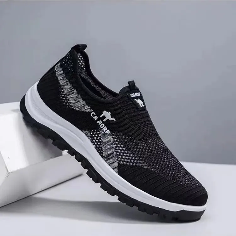 2026 Summer New Men's Loafers Mesh Breathable Casual Sneakers Vulcanize Shoes Soft Soled Comfort Sport Shoes Light Walking Flats — image 4
