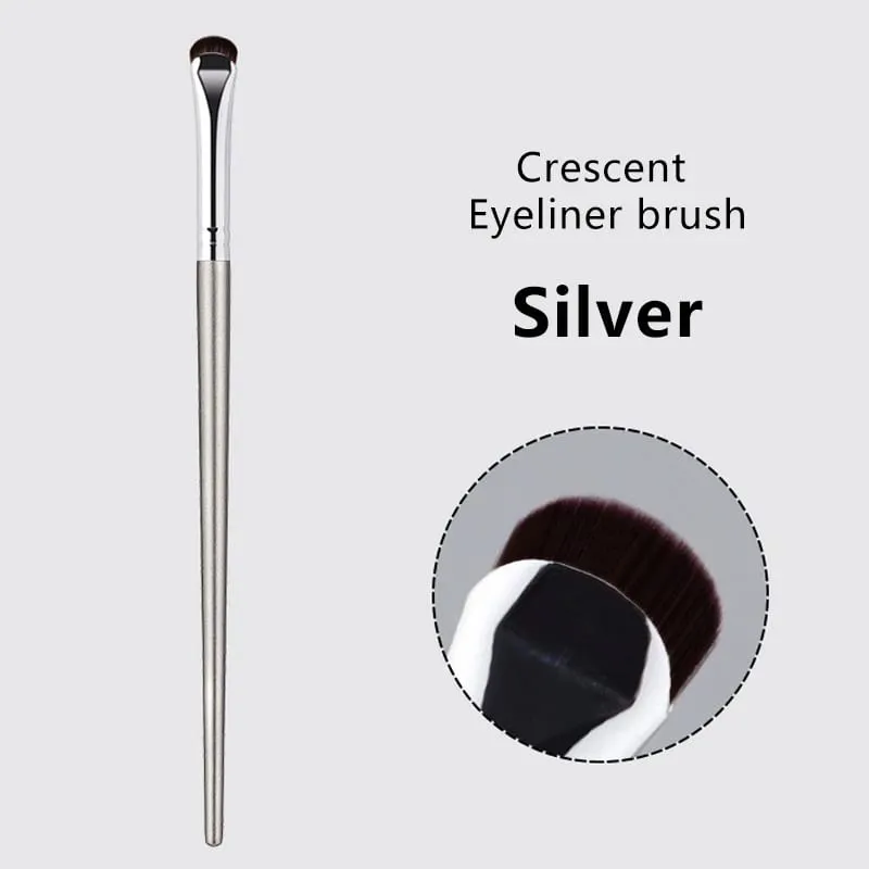 1/2PC Crescent Eyeliner Makeup Brushes Eye Makeup Tools Precision Soft Eyeshadow Brush Curved Thin Small Eye Cosmetic Tools