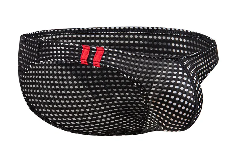 Mannen Slips Zomer Ademende Gaten Ondergoed U Bolle Dunne Lage Taille Heren Ondergoed Slips Slip Onderbroek Calzoncillos