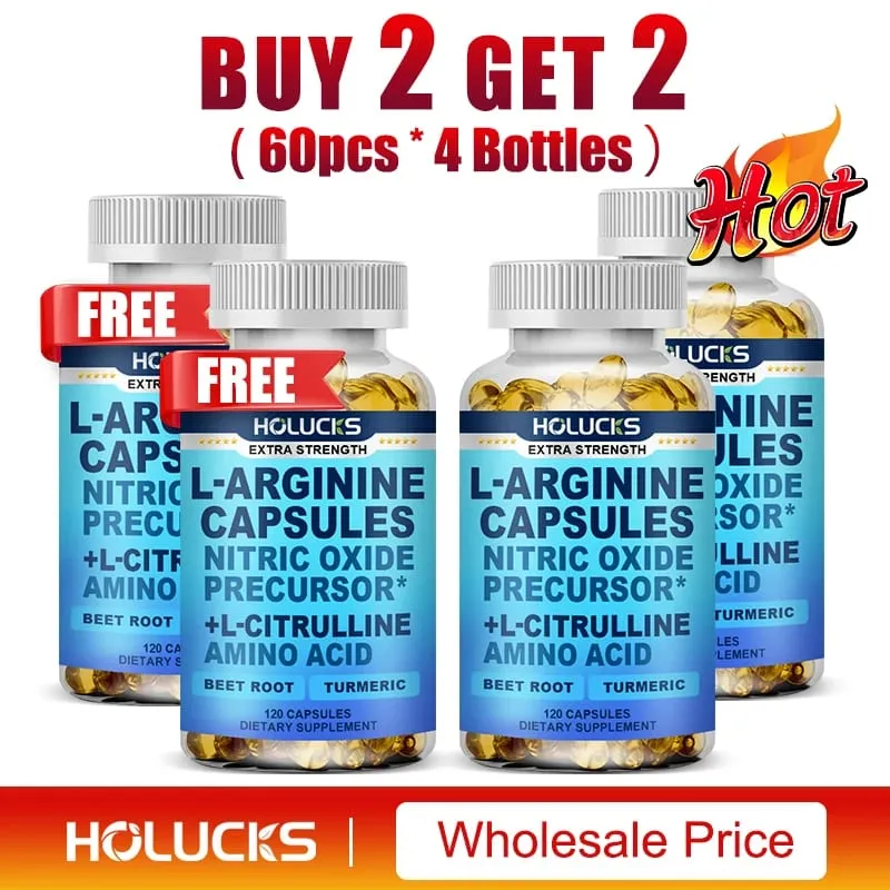 L Arginine Capsules with L-Citrulline Nitric Oxide Booster for Stamina Muscle Energy & Vascularity for Men's Extra Strength — image 11