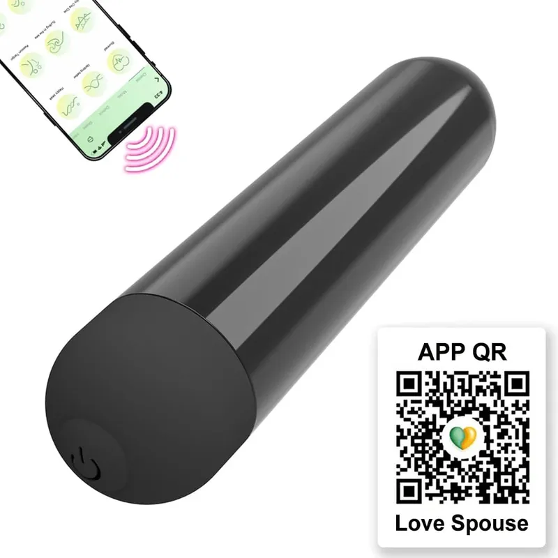 強大的子彈振動器 APP 藍牙控制陰蒂 G 點刺激按摩器迷你肛門陰部刺激器女式性玩具