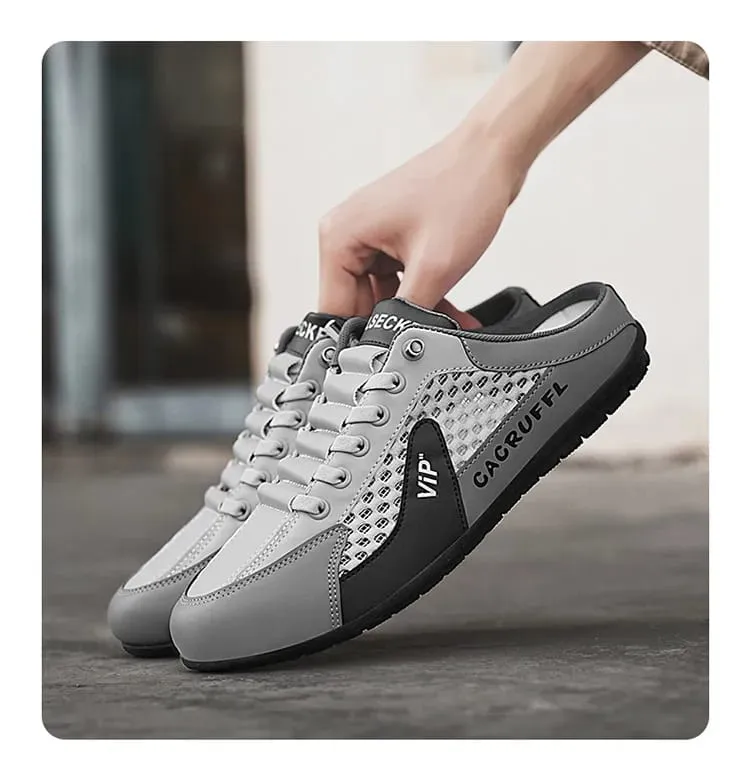 Men's Casual Slip-Ons - Durable Comfortable Breathable & Stylish Half-Slippers — image 3