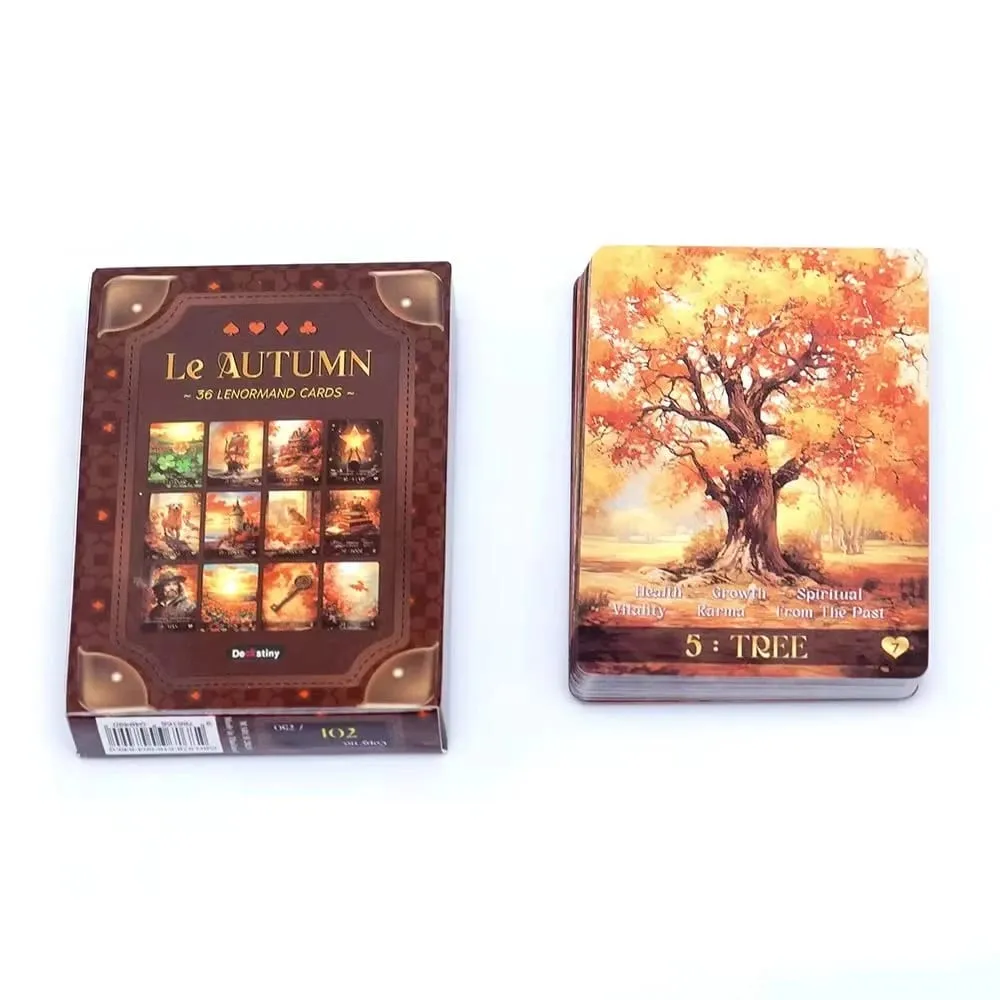 Neues Le Autumn Tarot, 36 Lenormand-Karten, Deck, Brettspiel, Tarot-Karte, lustig, zart, Partyzubehör für Familie, Party, Geschenk — image 5