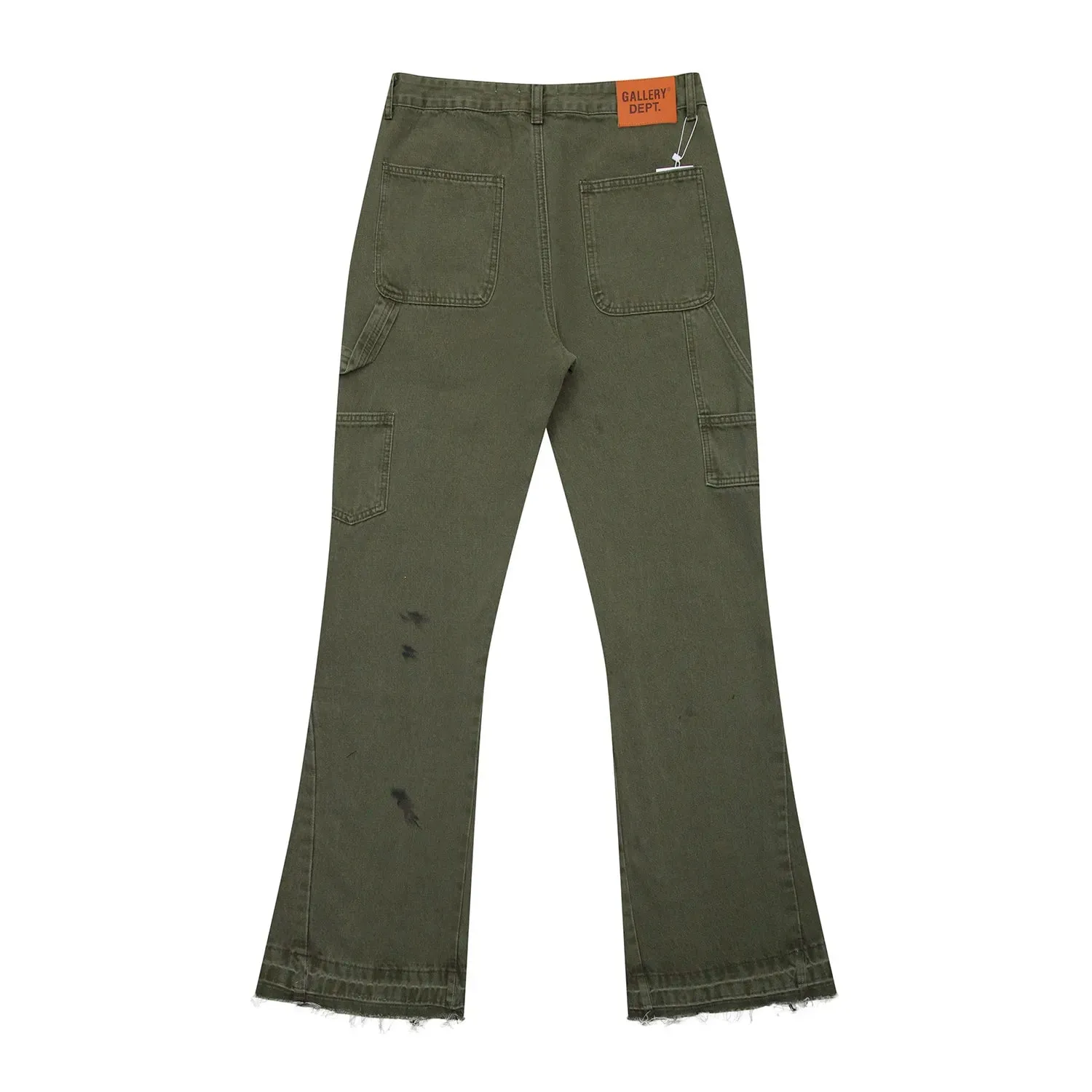 Gallery Dept splash ink splash paint wash splicing micro pull jeans overalls casual pants
