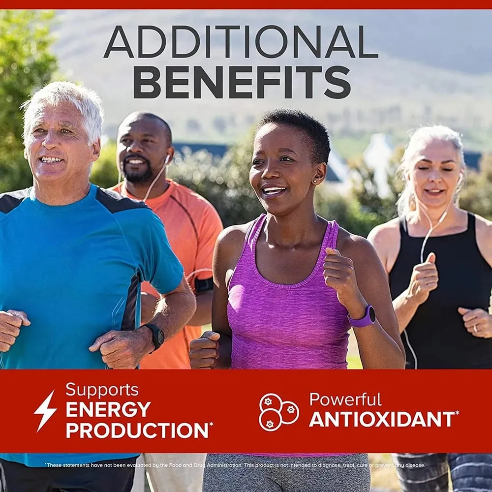 Ultra CoQ10 100 mg gélules 3x meilleure absorption antioxydant pour la santé cardiaque et l'énergie Coenzyme Q10 vitamines et suppléments — image 5