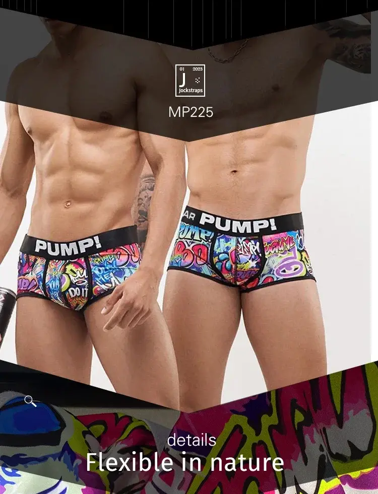 1- 4 Nam Cotton Nylon Pha Quần Sịp Boxer Toàn Graffiti In Rộng Dây Thắt Lưng Co Giãn Không Bó Sát thời Trang Thể Thao Quần Lót — image 10