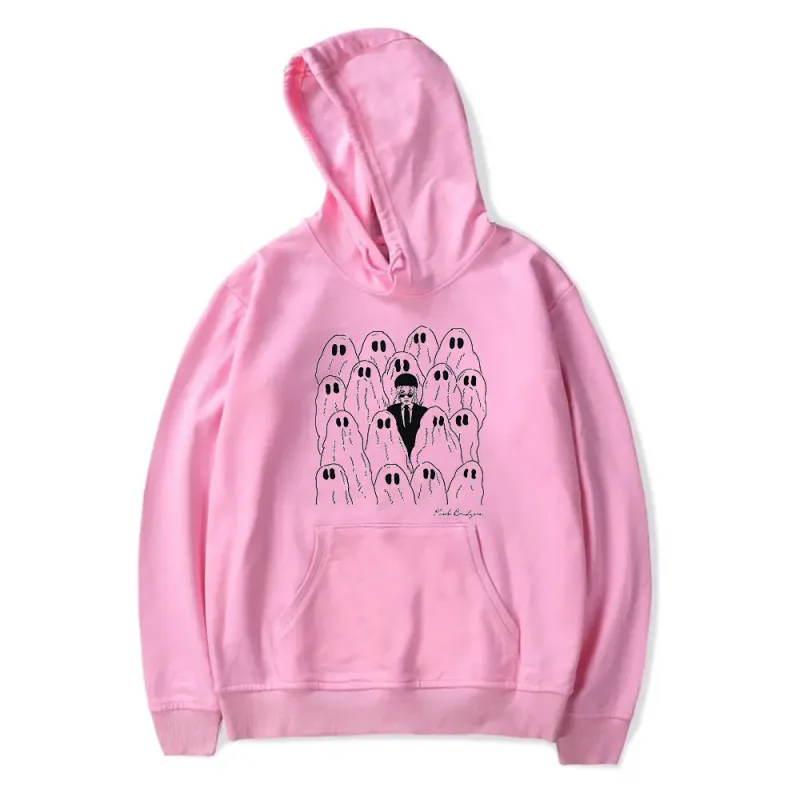 Phoebe Bridgers Ghost Merch Casual Hoodie Women Men Long Sleeve Sweatshirt Fashion Pullover Clothes