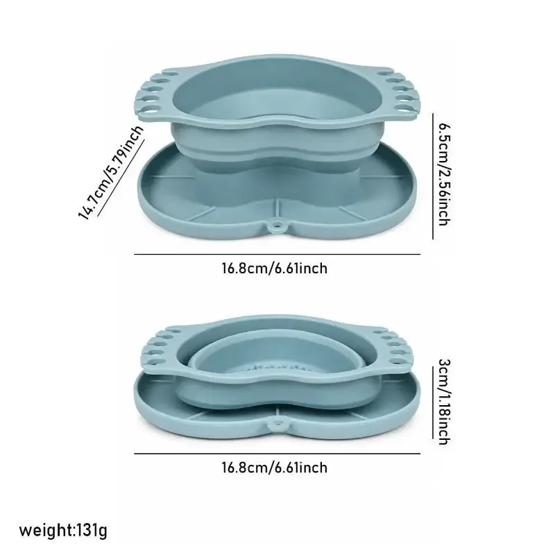 Seau de lavage pliable en Silicone, sans BPA, facile à nettoyer, pour pinceaux, pinceaux de maquillage, usage artistique en voyage à domicile