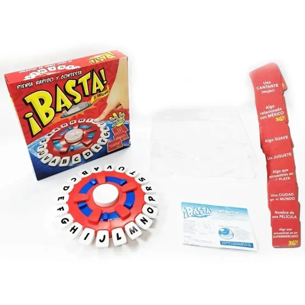 New Model Basta Spanish Word Game Interactive Letter Pressing Board Game for Family Fun and Learning Activities — image 3