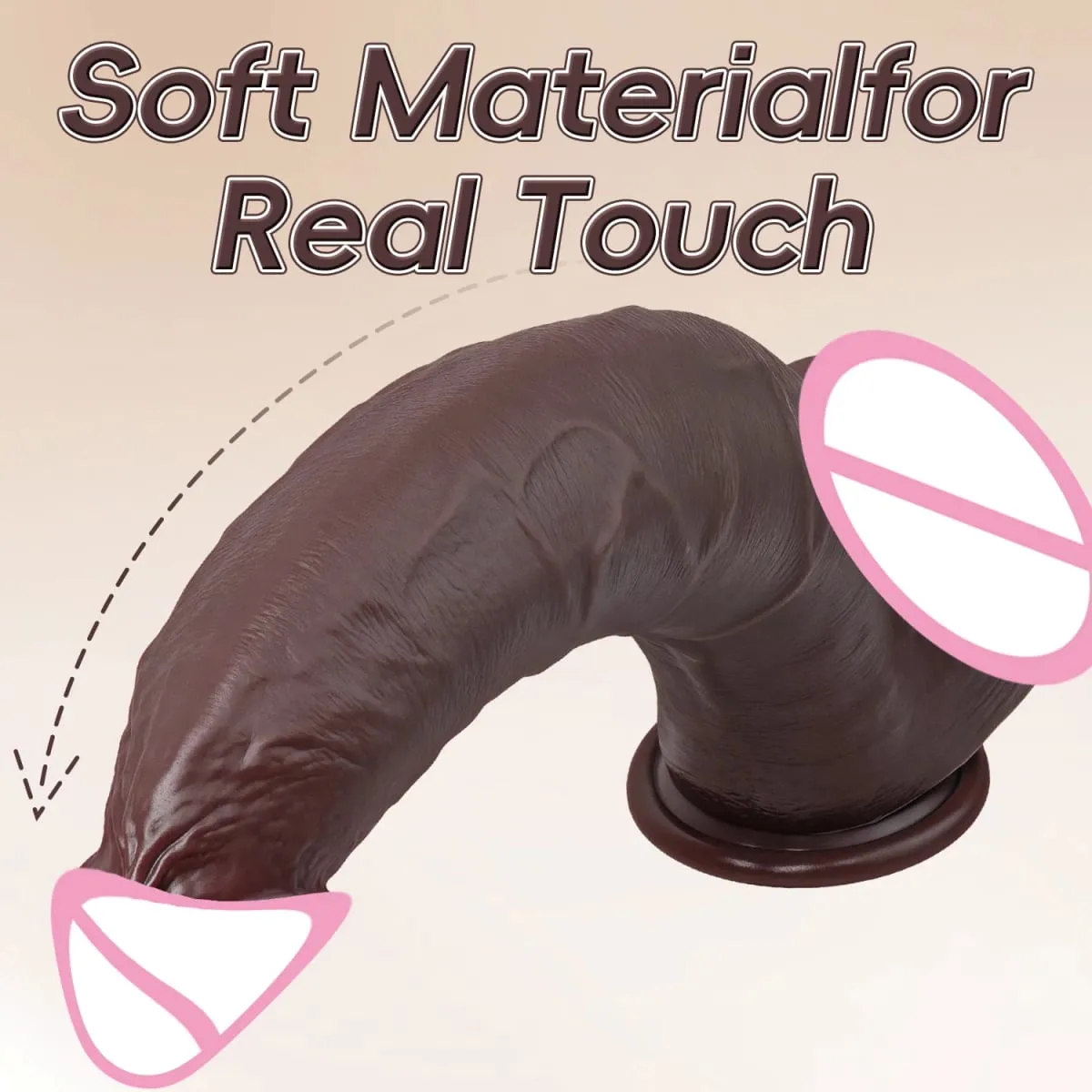 Oversized Reality Dilda Super dlouhá anální zátka Silikonová Pro jednotlivce Masturbátory Pro muže Ženy Gay Dildo Sextoys Sex Shop 18+ — image 3