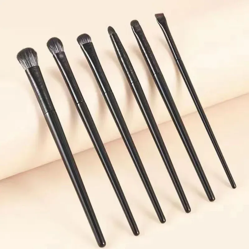 2/6/10PCS Eyes Makeup Brushes Set Professional Soft Precision Eyeshadow Eyeliner Eyebrow Brush Women Facial Beauty Cosmetic Tool — image 1