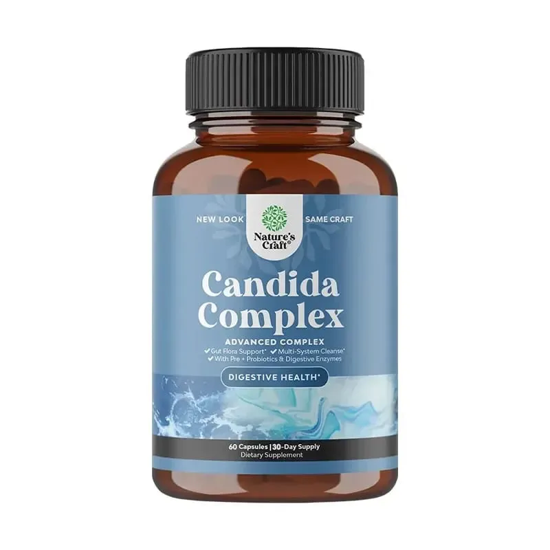 Candida Complex - Probiotika og fordøjelsesenzymer Naturlige ingredienser til at understøtte fordøjelsessundhed og tarmflorabalance — image 8