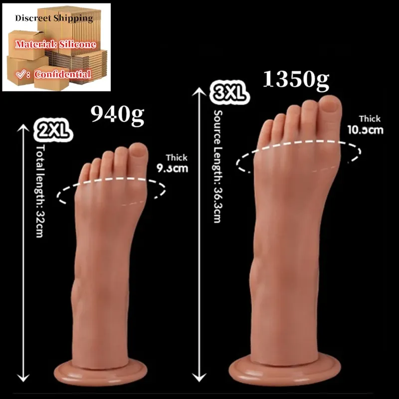 Pés estilo anal plug grande silicone bunda buttplug profundo masturbador vibrador dilatador estimulador anal vibrador adulto brinquedo sexual para mulher 성인용품