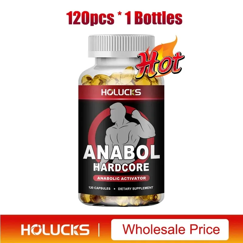 Anabol Hardcore Supplement Muscle Growth for Men To Build Lean Dense High Performance Enhancing Support Overall Health